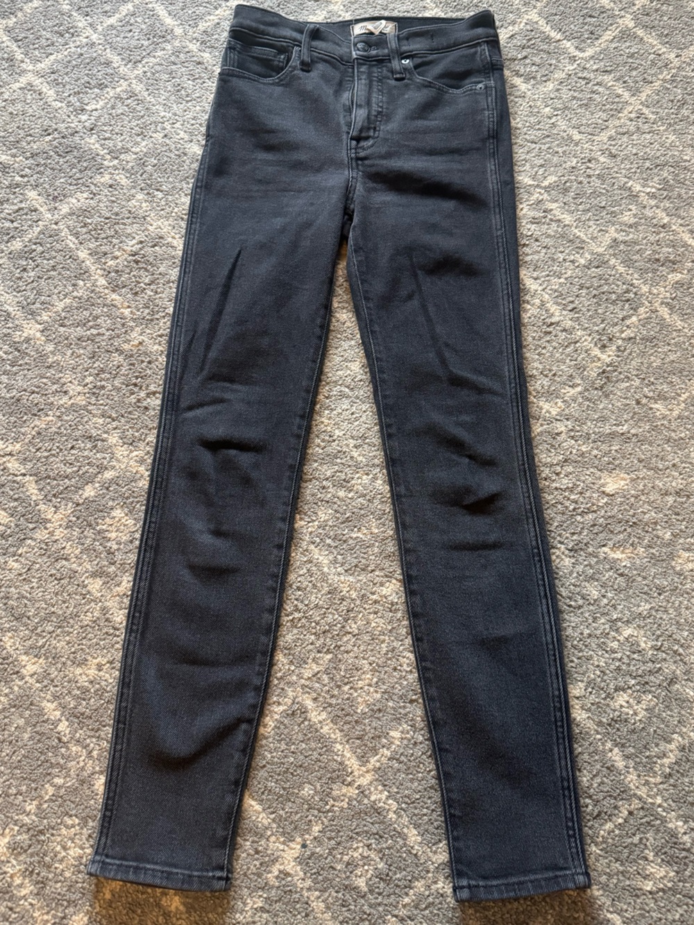 Madewell Women's Skinny Jeans in Black Wash